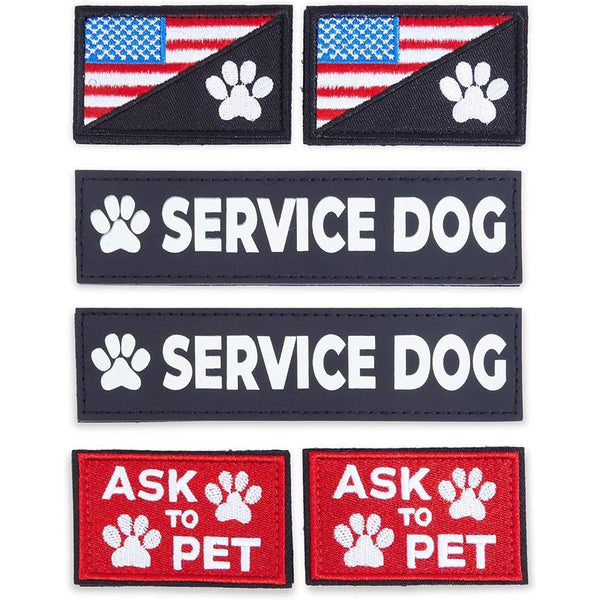 11 Pcs Dog Patches for Service Dog Vest Patch