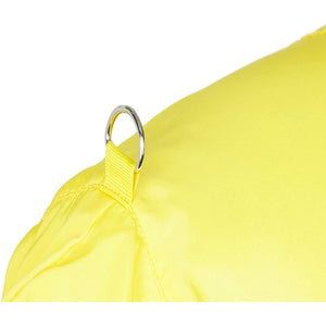 Dog Raincoat Jacket, Pet Rain Slicker with Hood, Medium (18.2 x 16.9 in, Yellow)