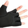 Yoga Gloves for Women and Men, Non Slip, Black (2 Pairs)
