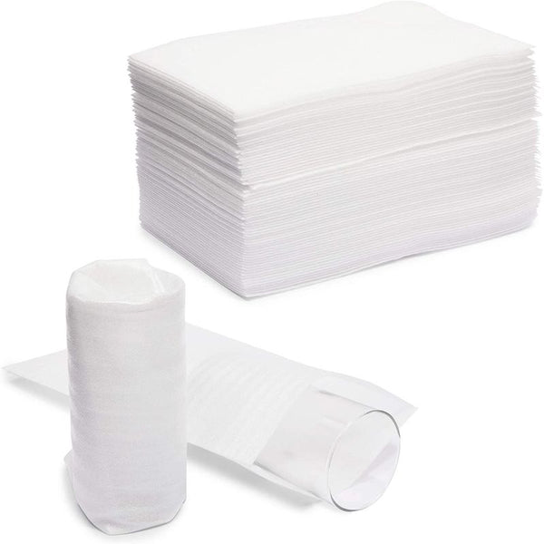Okuna Outpost Foam Packing Pouches, Moving Supplies (White, 7 x 7.8 in