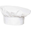 Chef Hats for Adults, Kitchen Caps for Bakers, Cooks (Black, Red, White, 4 Pack)