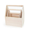 Unfinished Wood Box Set with Handles for Crafts (3 Sizes, 3 Pack)