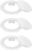 3 Pack Umbrella Hole Ring and Cap Set for Patio Table & Outdoor, Clear, 2 in.