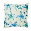 Set of 4 Coastal Beach Throw Pillow Covers, 18x18 Decorative Nautical Cushion Cases