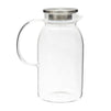 68 Oz / 2 Liter Glass Pitcher with Lid and Spout - Carafe for Water, Juice and Other Drinks (Clear)