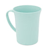 Wheat Straw Mugs with Handle, Set of 6 Unbreakable Plastic Coffee Cups (3 Colors, 11 oz)