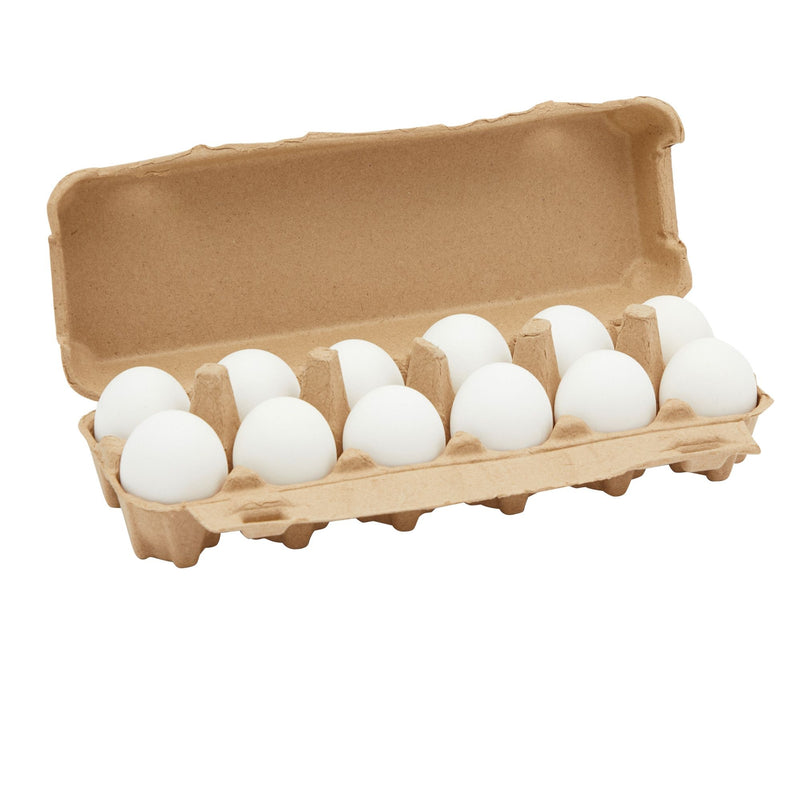 20 Reusable Paper Egg Cartons, 12 and 6 Count Sizes with 125 Labels, Jute String (146 Pieces)