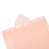 3 Pack Expanding File Folder, Pocket Document Organizer with Snap Closure and Labels (Letter Size, Pink)