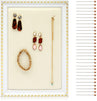 Hanging Jewelry Display Board with 40 Pins (9.8 x 13.75 x 0.75 In)