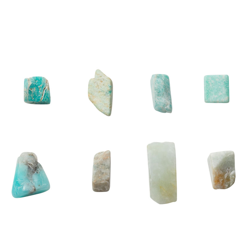 Amazonite Crystals 1 lbs, Natural Raw Crushed Tumbled Stones for Healing & Jewlery Making