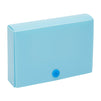 3x5 Index Card Holder with 5 Dividers, Labels (3 Colors, 3 Pack)