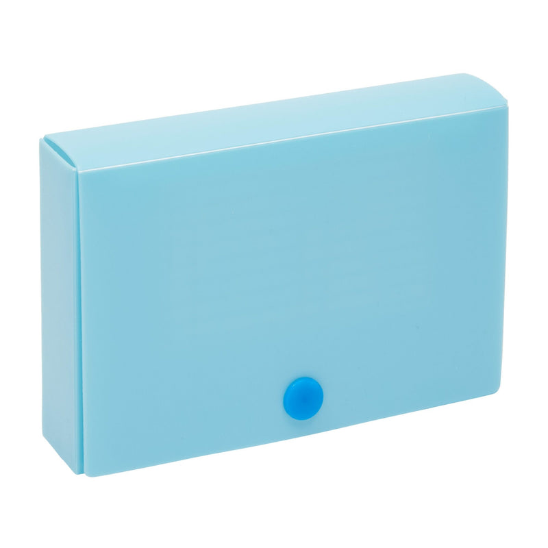 3x5 Index Card Holder with 5 Dividers, Labels (3 Colors, 3 Pack)