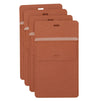 Pocket Protectors for Shirts and Lab Coats, Brown Leather Pen Holder (4 Pack)