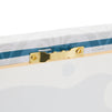 4 Piece Blue Beach Canvas Wall Art Set, Nautical Nursery Decor Print Set (4 Designs, 12 x 12 In)