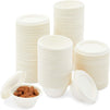 Bagasse Cups with Lids, 2 oz To Go Food Portion Containers (200 Pieces)