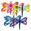 5 Colorful Metal Dragonfly Wall Decor for Patio, Porch, Garden, Kitchen Hanging Decorations (15.6 x 10 Inches)