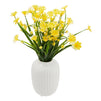 Artificial Yellow Daisy Mums with Stems for Faux Flower Arrangements (12x5 In, 6 Pack)