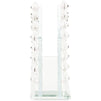 Crystal Napkin Holder for Housewarming Gift, Home Decor (8 x 2 x 4.4 In)