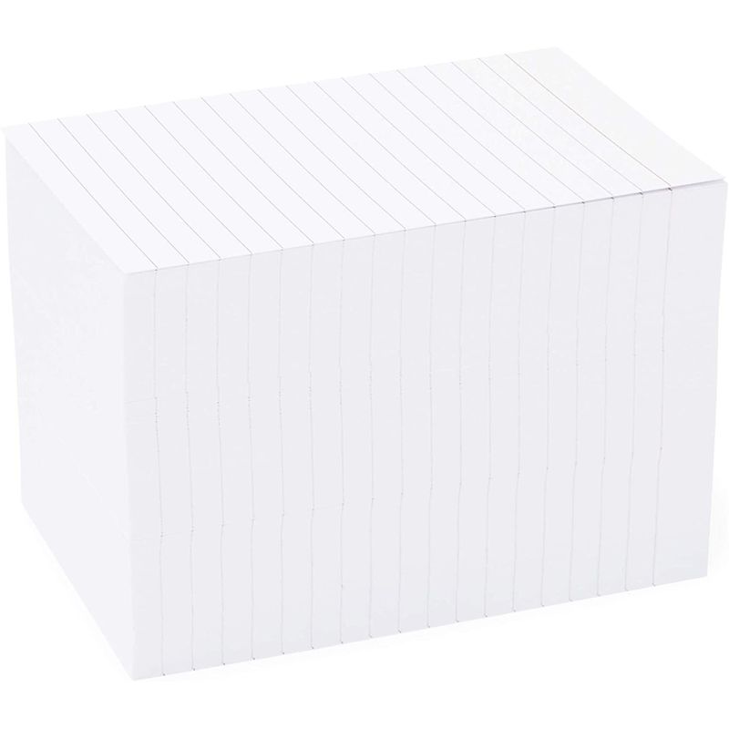 Portrait Style Vertically Ruled Index Cards, Checklist (3 x 5 In, 300 –  Okuna Outpost