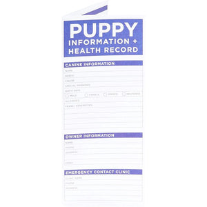 Okuna Outpost Puppy Vaccine Cards, Dog Health Records (8.5 x 11 in, 60 Pack)