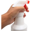 Empty Plastic Spray Bottles for Cleaning (30 oz, White, 6 Pack)