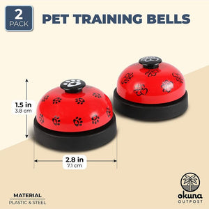 Pet Potty Training Bell for Dogs (2 Pack)