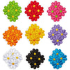 Iron On Patches for Sewing, Daisy Flowers in 9 Colors (1.6 x 1.6 in, 36 Pieces)