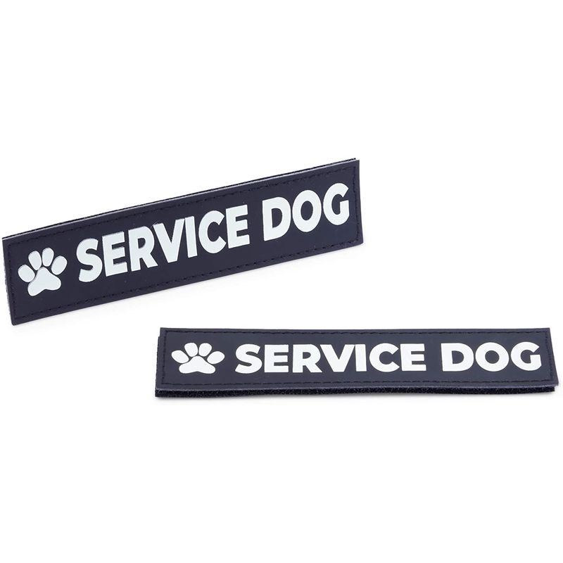  Leashboss Service Dog Patches for Harness, Velcro Patches for  Dog Harness or Vest, Do Not Pet Patch, Dog in Training, Service Dog,  Emotional Support