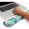 Tropical Mouse Pad with Wrist Support and Keyboard Rest (2 Pieces)