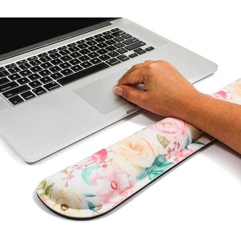 Floral Wrist Rest for Computer Keyboard (16.2 x 3.1 in)