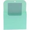 Magnetic File Holders Set, 3 Sizes (Teal, 3 Pack)
