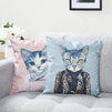 Okuna Outpost Cat Throw Pillow Cover, Pet Home Decor (18 x 18 Inches)