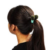 Pom Pom Ball Elastic Hair Ties (9 Colors, 36 Pack)