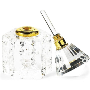 Crystal Perfume Bottle Set in Vintage Style (4 Pack)