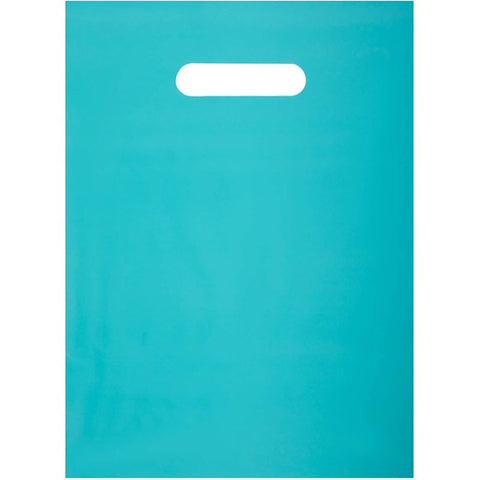Orange Merchandise Plastic Shopping Bags - 100 Pack 9 x 12 with 1.5 –  Conintech