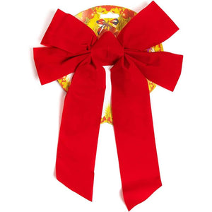 Christmas Bows, Red Velvet Bow (9 x 12 in, 12 Pack)
