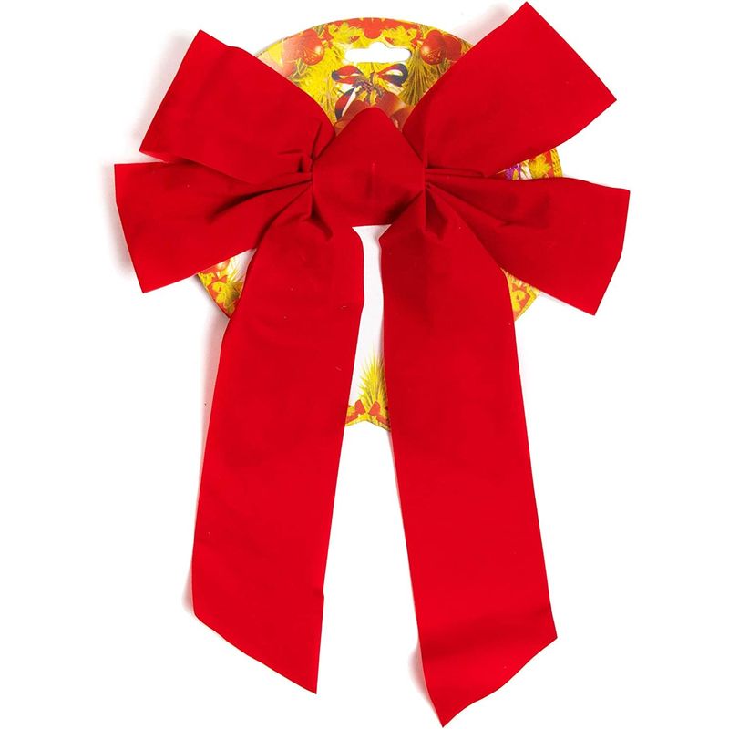 12 Pcs Large Christmas Red Bows Big Red Bow with Gold Edge Handmade Ve —  CHIMIYA