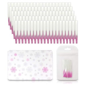 White Fiberglass Nail Extension Kit (2.25 In, 110 Pieces)