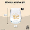 Stemless Wine Glass, I’ve Been Social Distancing Since Before It Was Popular, Novelty Gift (15 oz)