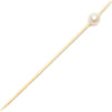 White Pearl Cocktail Picks, Bamboo Toothpicks (4.7 In, 150 Pack)