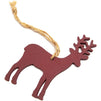 Unfinished Wooden Reindeer and Christmas Tree Ornaments (12 Pieces)