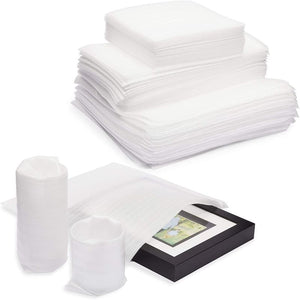 Okuna Outpost Foam Packing Pouches, Moving Supplies and Shipping (3 Sizes, 75 Pieces)