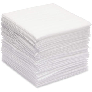 Okuna Outpost Foam Packing Pouches, Moving Supplies (White, 7 x 7.8 in, 75 Pack)