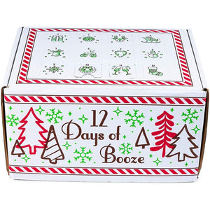 Okuna Outpost Alcohol Advent Calendar for Adults, 12 Days of Booze (12.9 x 9.6 x 7 in)
