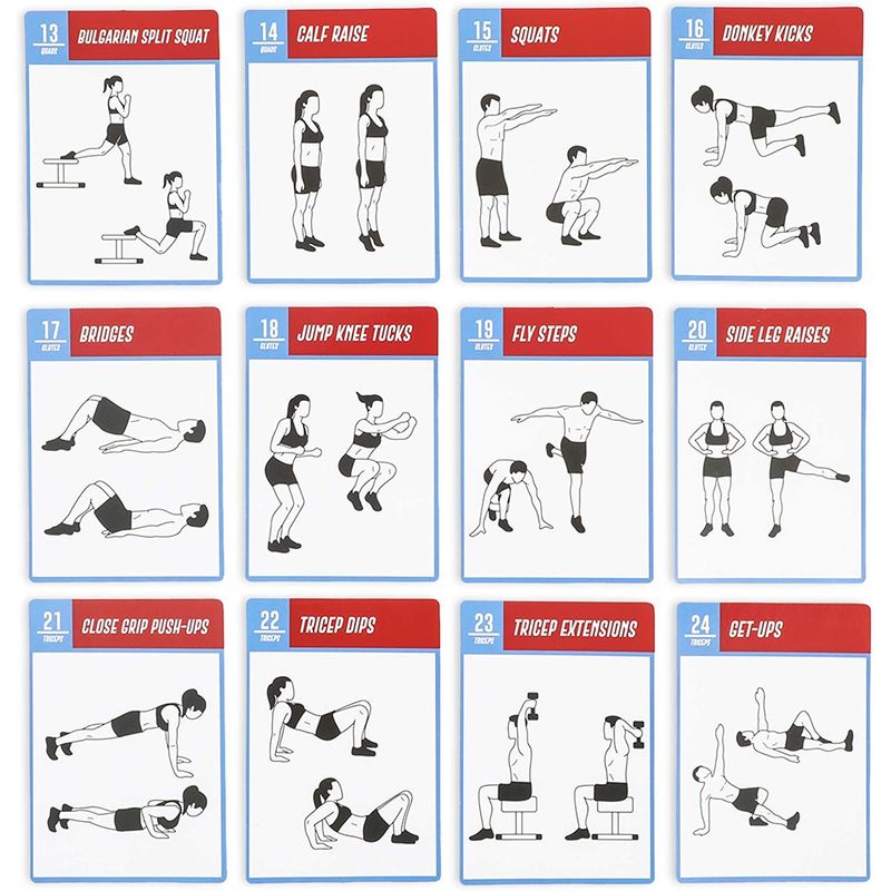 Bodyweight Workout Plan Printable EOUA Blog
