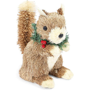 Christmas Decoration, Rustic Squirrel Centerpiece, Dining Table Decor (4 x 6 x 7 in)