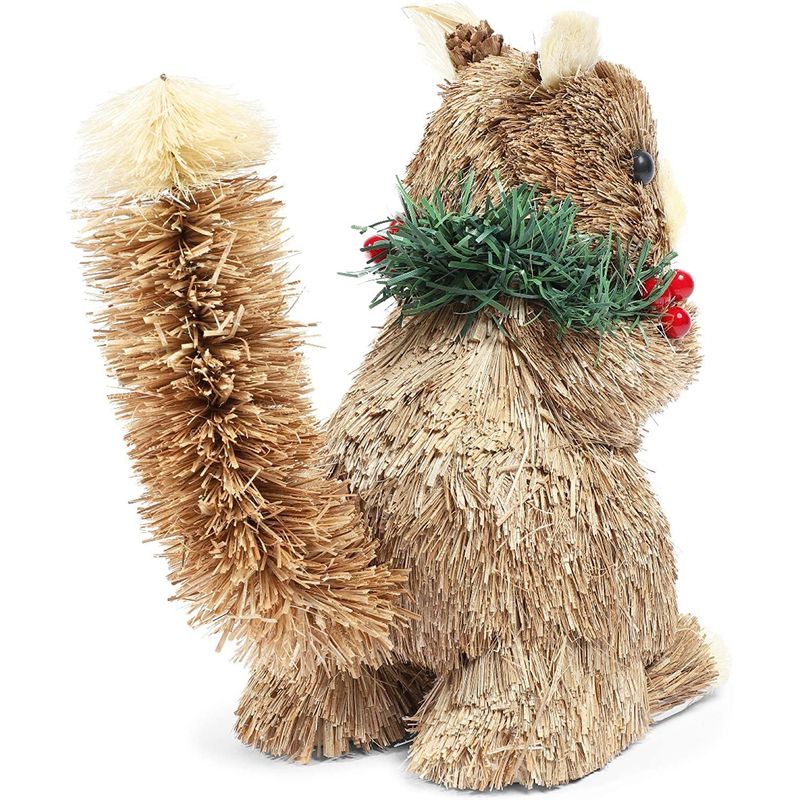 Christmas Decoration, Rustic Squirrel Centerpiece, Dining Table Decor (4 x 6 x 7 in)