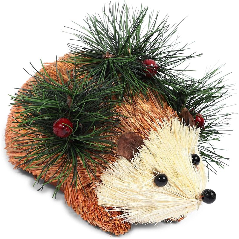 Christmas Centerpiece, Hedgehog Figure Set (2 Pack)