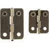 Bronze Mini Hinges with Replacement Screws, 2 Sizes (1000 Pieces)