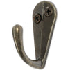 50 Wall Mounted Coat Hooks with 100 Screws (Bronze)